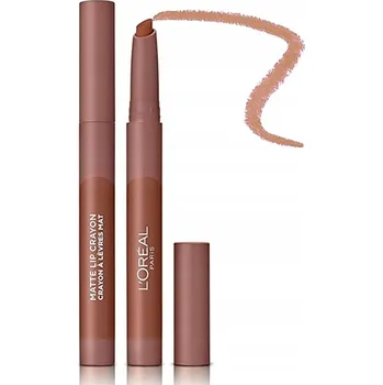 Rtěnka LOREAL MATTE MATNÁ POMADKA V TUŽCE BÉŽOVÁ S VIT.E DLOUHOTRVAJÍCÍ MAKE-UP OUTLET