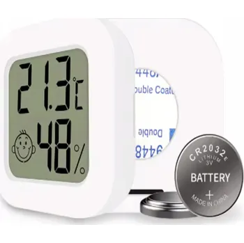 Domácí teploměr Teploměr LGJ Group TEPLOMĚR VLHKOMĚR bílý