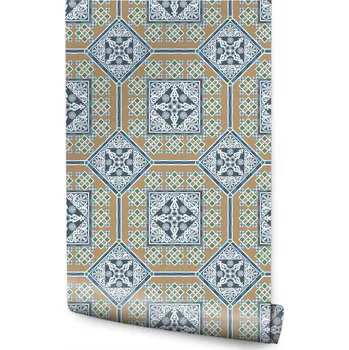 Fototapeta Módní tapeta do obýváku – barevná orientální mozaika