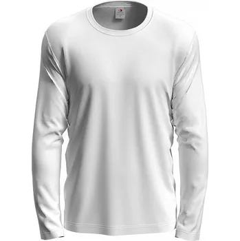 Pánské tričko Stedman Pánské Oeko-Tex tričko Stedman s dlouhým rukávem 160g/m Barva: Bílá, Velikost: L S240