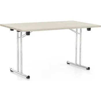 Psací stůl Skládací stůl 140 x 80 cm, bílý jasan