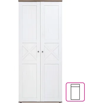 Šatní skříň Kondela Skříň, borovice canyon/dub sonoma trufel, TEINA SZF2D007