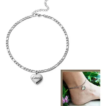 Náramek Dámský náramek na nohu z chirurgické oceli Bali