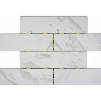 Obklad Keramická mozaika WzorcowniaStudio 25,2 x 36,7 cm bílá