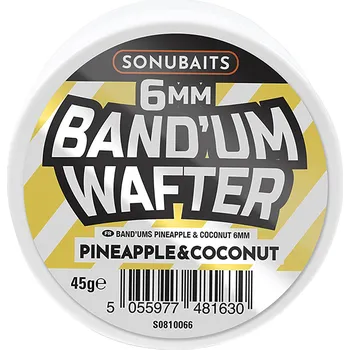 Boilies SONUBAITS Band'Um Wafters 6mm Piña Colada