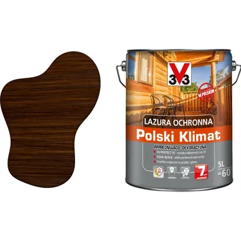 barva a nátěr na dřevo Ochranná lazura V33 5 l