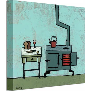 Obraz Plakát Sporák do kuchyně bez rámu 30 x 30 cm