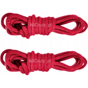 Pracovní obuv Tkaničky TREKKINGOVÉ pro trekové boty OUTDOOR, bordó, 45 cm