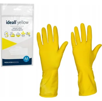 Pracovní rukavice Latexové na jedno použití rukavice Mercator Medical, velikost vel. M, 2 ks