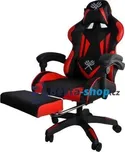 Herní židle k PC Dunmoon červená