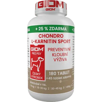GIOM Chondro L-Karnitin Sport, 180 + 45 tbl.