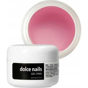Lak na nehty DOLCE NAILS Gel Pink 5ml Stavební gel na nehty