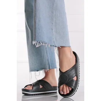 Dámské žabky Converse gumové pantofle na platformě Chuck Taylor All Star Sandal Lite CX Black černá 36