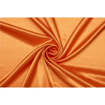 Satén elastický - Oranžová