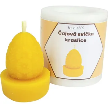 Výtvarná sada Silikonová forma na svíčku - Čajová svíčka Kraslice 5 cm