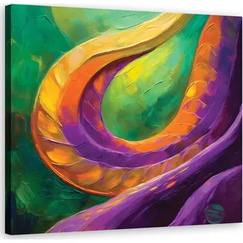 Obraz Obraz na plátně, Barevná abstrakce akvarel 30x30