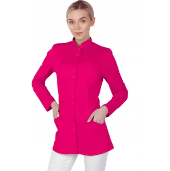 Dámský kabát 38 DÁMSKÝ ZDRAVOTNICKÝ PLÁŠŤ NA ZIP SE STOJAKEM, KOSMETICKÝ PLÁŠŤ 141SD