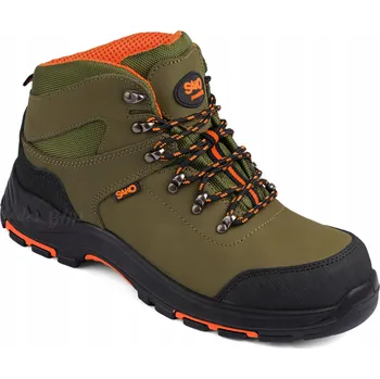 Pracovní obuv PRACOVNÍ OCHRANNÁ OBUV S3 vysoká kotníková KOMPOZITNÍ PROTISKLUZOVÁ stélka BOZP 44