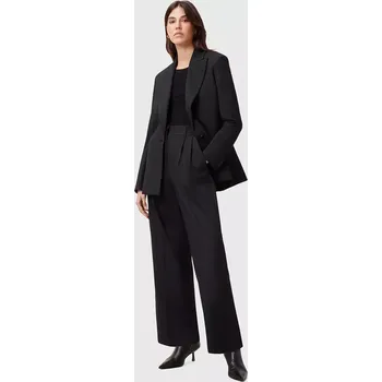 Dámské kalhoty Kalhoty AllSaints PINNIE dámské, černá barva, široké, high waist, W033QC 99X, vel. 40