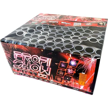 Zábavní pyrotechnika Kompaktní ohňostroj PROFI SHOW MULTI 100 ran 20mm