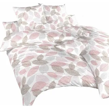 Povlečení Flanelové povlečení Podzim hnědý 140x220 70x90