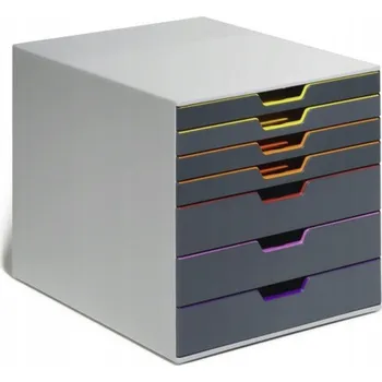 Úložný box SKŘÍŇKA SE 7 ZÁSUVKAMI DURABLE IDEALBOX ŠEDÝ ÚLOŽNÝ BOX