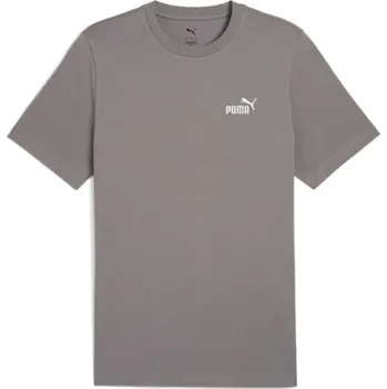 Pánské tričko PUMA - ESS SMALL NO. 1 LOGO TEE PÁNSKÉ BAVLNĚNÉ TRIKO ŠEDÉ 682535-79L
