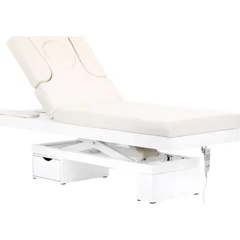 Masážní stůl Elektrické wellness lehátko Azzurro 815B 200*76 cm | 80 kg | bílá