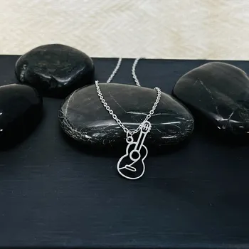 Náhrdelník Atelier Fantazie - Náhrdelník z oceli XI - Kytara - 44011