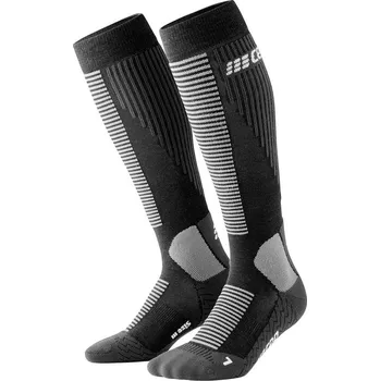 Běžecké oblečení CEP pánské běžecké kompresní podkolenky COLD WEATHER - black Velikost: IV (39-44 cm obvod lýtka)