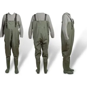 Rybářské oblečení Zebco prsačky PVC Wader zelené Velikost: 38 - 39