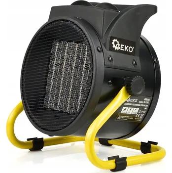 Teplovzdušný ventilátor Elektrické topení, ohřívač, ventilátor 200W GEKO s termostatem a 3 stupni výkonu