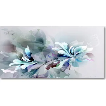 Obraz Kuchyňský panel Abstrakce květiny 120x60 cm + LEPIDLO
