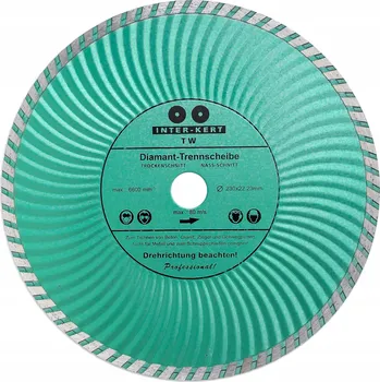 Řezný kotouč Diamantový kotouč Tediam TW 230x22,23 mm
