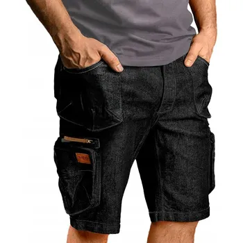 Pánské kraťasy Pracovní kraťasy FORINT DENIM BLACK vel. S