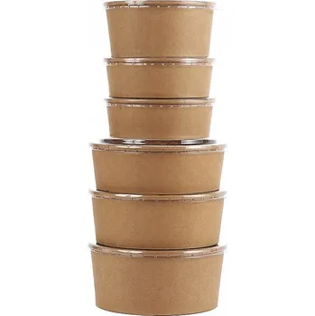 Jednorázové nádobí Nádoba na salát s víkem 1300 ml 50 ks