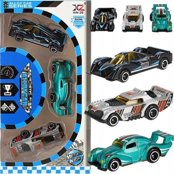 autíčko Sada Mega Creative Závodní auta kovová 5 ks