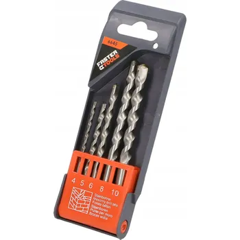 Vrták FASTER TOOLS vrtáky do betonu 5 ks, 4, 5, 6, 8, 10 mm
