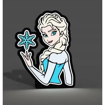 Obraz LED Noční světlo Ledové království Elsa Ledové Království království RGB
