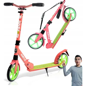 Koloběžka KOLOBĚŽKA S NASTAVITELNÝMI ŘÍDÍTKY A PROTISKLUZOVOU HLINÍKOVOU PLOŠINOU