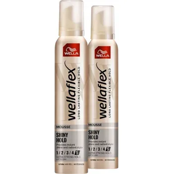 Stylingový přípravek Wellaflex Shiny Hold Pěnové tužidlo na vlasy 200 Ml x2