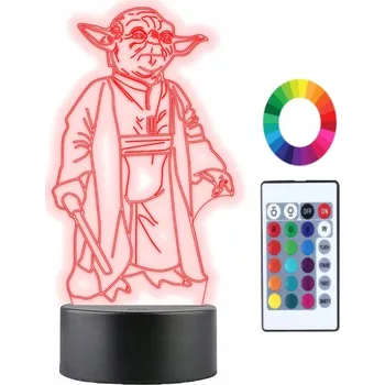 Lampička Plexido vícebarevná Noční lampa