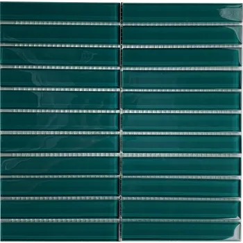 Kuchyňské prkénko Seledinová deska Piano, skleněná deska tmavá zeleň, mozaiková deska seledinová