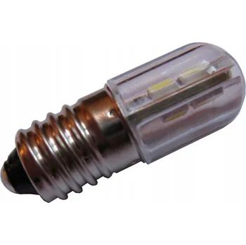Žárovka LED žárovka E10 6V AC DC pro svítilnu, kolo, stupnici, rádio