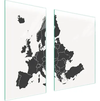 Kuchyňské prkénko Krájecí deska TMK ArtDeko sklo 2 ks