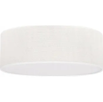 STROPNÍ SVÍTIDLO STROPNÍ SVÍTIDLO NÁSTĚNNÝ S BÍLÝM STÍNIDLEM BOHO JUTA DO LOŽNICE E27