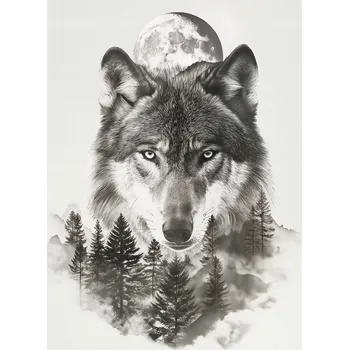 Plakát Plakát Duch vlčího lesa bez rámu 29,7 x 42 cm