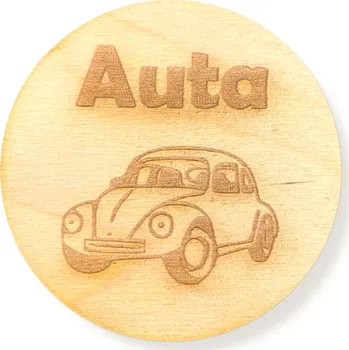 Obraz DŘEVĚNÁ PLAKETA ŠTÍTEK NA ZÁSUVKY KRABIČKA DECOUPAGE PLAKETY 1 KS