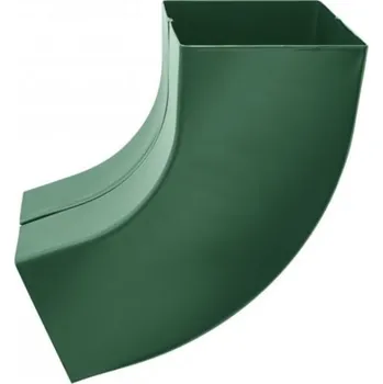 Střecha Koleno hliníkové hranaté mechově zelené 120 mm