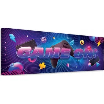 Obraz OBRAZ NA PLÁTNĚ pro hráče abstrakce 90x30